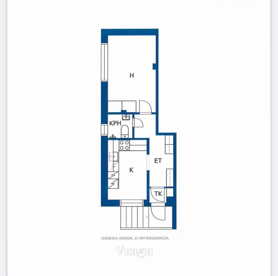 Apartament Yksioe 1 Km Jokirannasta Foeriltae/ 2 Km Torilta Turku Zewnętrze zdjęcie